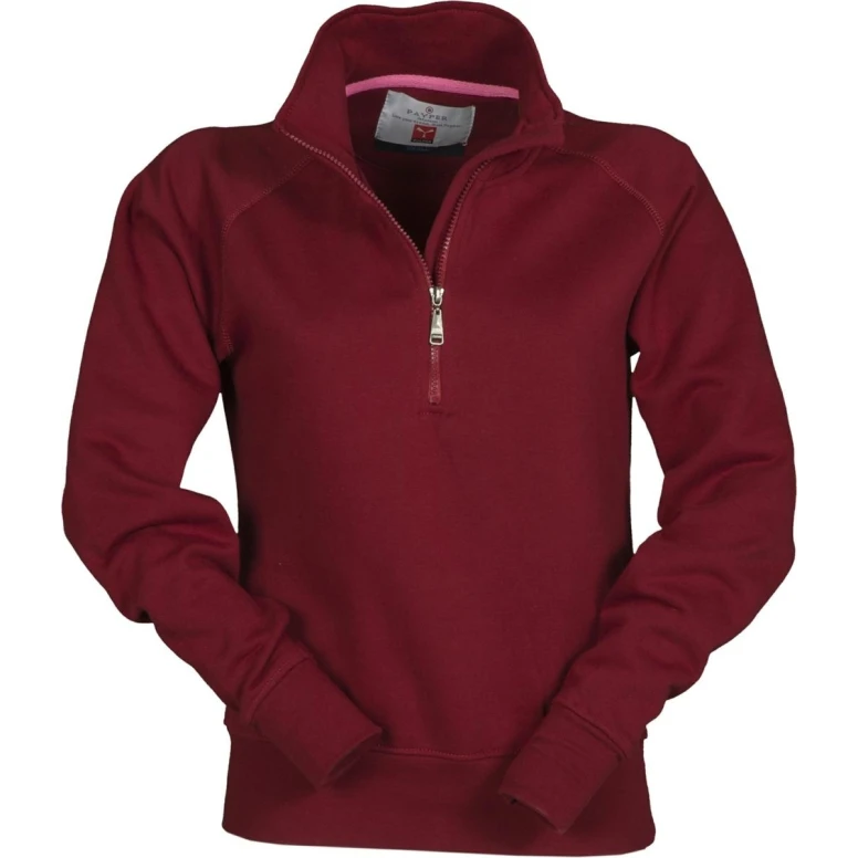 Arbeits-Sweatshirt mit halbem Reißverschluss, verstärkten Ärmeln und Nähten Miami+ Damen - Payper MIAMI LADY+