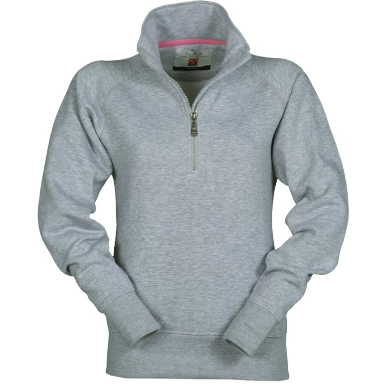 Arbeits-Sweatshirt mit halbem Reißverschluss, verstärkten Ärmeln und Nähten Miami+ Damen - Payper MIAMI LADY+