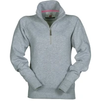 Arbeits-Sweatshirt mit halbem Reißverschluss, verstärkten Ärmeln und Nähten Miami+ Damen - Payper MIAMI LADY+