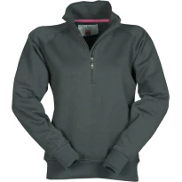 Arbeits-Sweatshirt mit halbem Reißverschluss, verstärkten Ärmeln und Nähten Miami+ Damen - Payper MIAMI LADY+