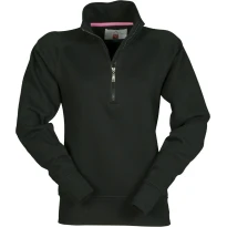 Arbeits-Sweatshirt mit halbem Reißverschluss, verstärkten Ärmeln und Nähten Miami+ Damen - Payper MIAMI LADY+