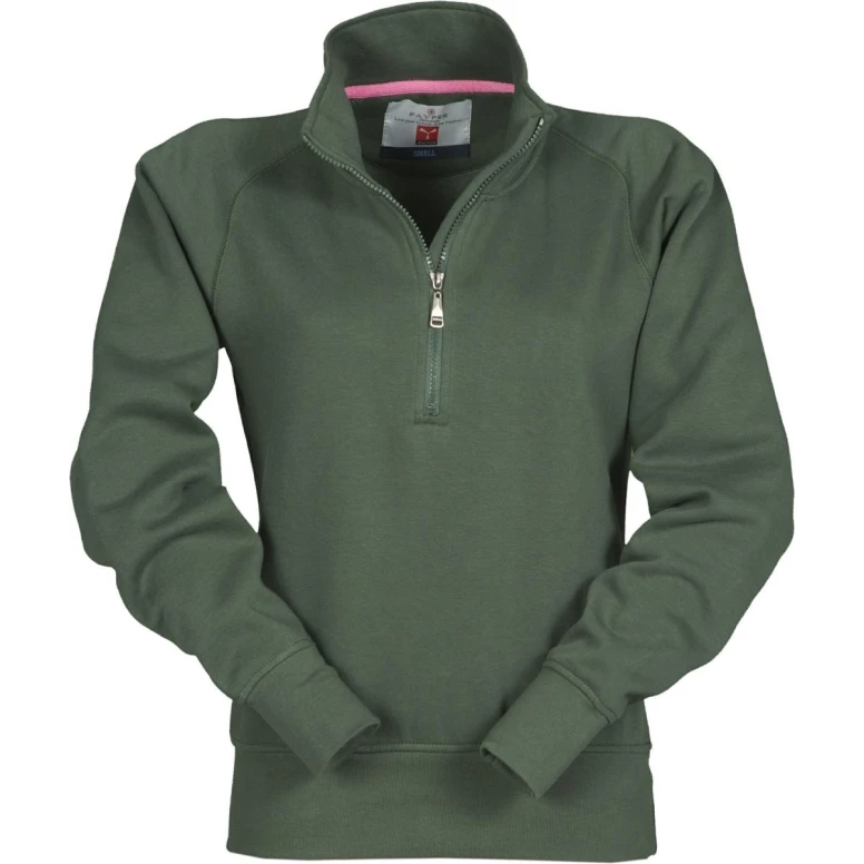 Arbeits-Sweatshirt mit halbem Reißverschluss, verstärkten Ärmeln und Nähten Miami+ Damen - Payper MIAMI LADY+