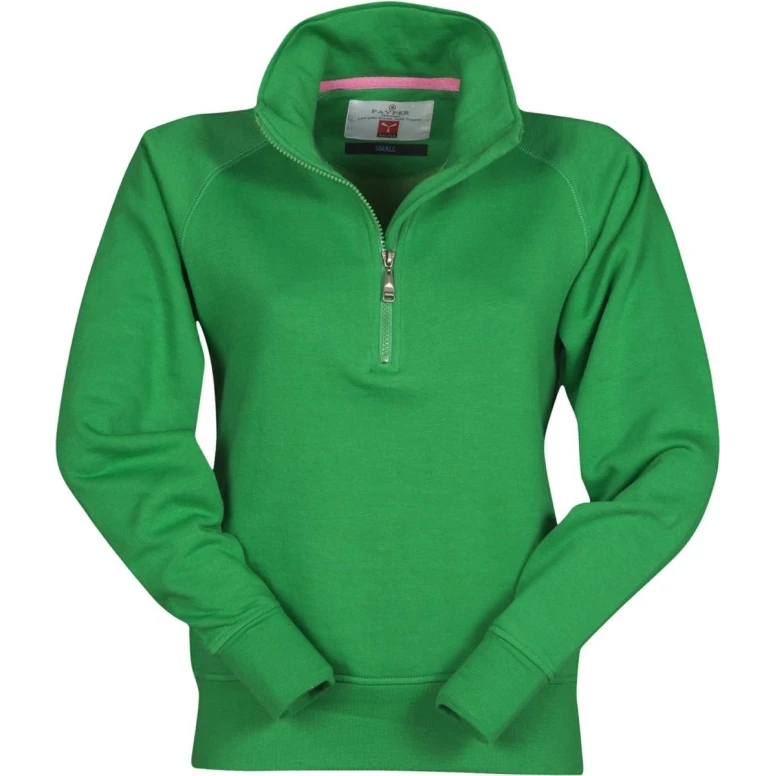 Arbeits-Sweatshirt mit halbem Reißverschluss, verstärkten Ärmeln und Nähten Miami+ Damen - Payper MIAMI LADY+