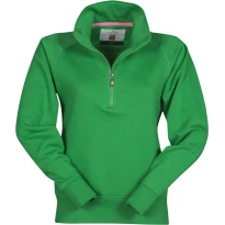 Arbeits-Sweatshirt mit halbem Reißverschluss, verstärkten Ärmeln und Nähten Miami+ Damen - Payper MIAMI LADY+