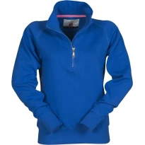 Arbeits-Sweatshirt mit halbem Reißverschluss, verstärkten Ärmeln und Nähten Miami+ Damen - Payper MIAMI LADY+