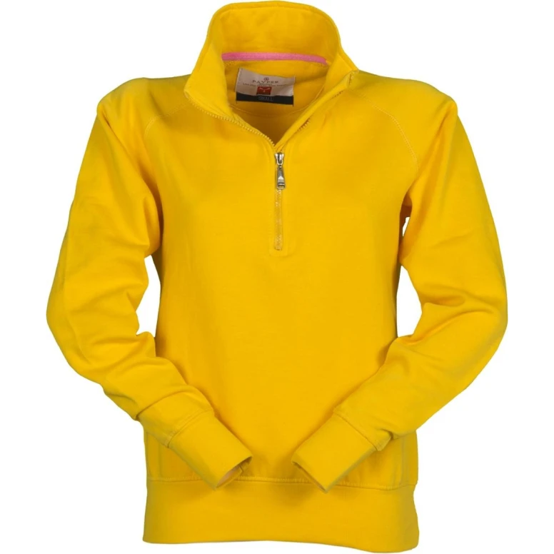 Arbeits-Sweatshirt mit halbem Reißverschluss, verstärkten Ärmeln und Nähten Miami+ Damen - Payper MIAMI LADY+
