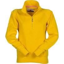 Arbeits-Sweatshirt mit halbem Reißverschluss, verstärkten Ärmeln und Nähten Miami+ Damen - Payper MIAMI LADY+