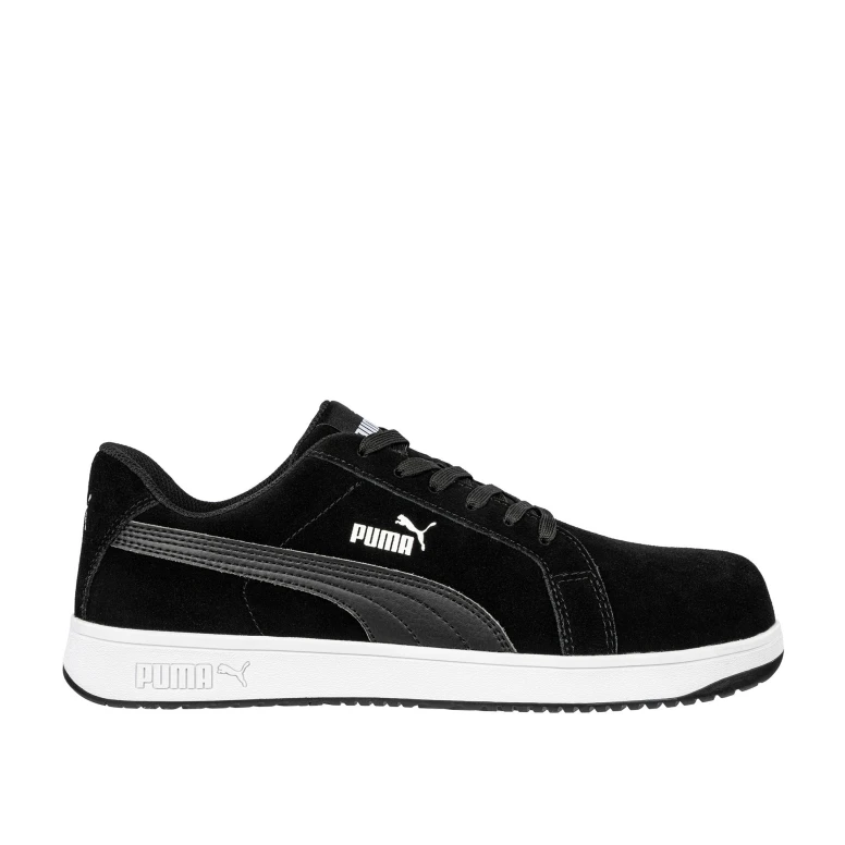 Puma Iconic Suede Black Low S1P FO HRO ESD SRC 640010 Arbeitsschuhe