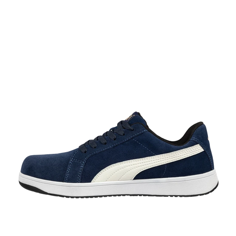 Puma Iconic Suede Navy Low S1P FO HRO ESD SRC 640020 Sicherheitsschuhe