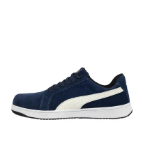 Puma Iconic Suede Navy Low S1P FO HRO ESD SRC 640020 Sicherheitsschuhe