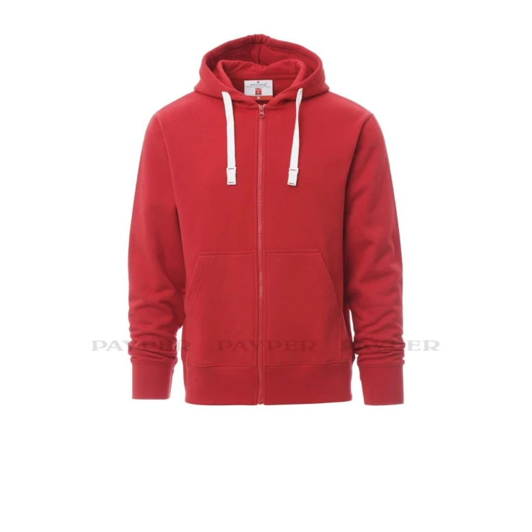 Arbeits-Sweatshirt mit durchgehendem Reißverschluss und Kapuze Portland - Payper AY 7534