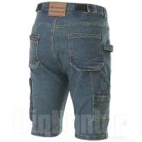 Stretch-Arbeits-Jeans-Bermuda Multitaschen Cofra Havana V157-0-00A