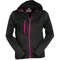 Ergonomische Softshell-Multitaschen-Jacke mit Strick-Design für Damen TRIP LADY - Payper 2