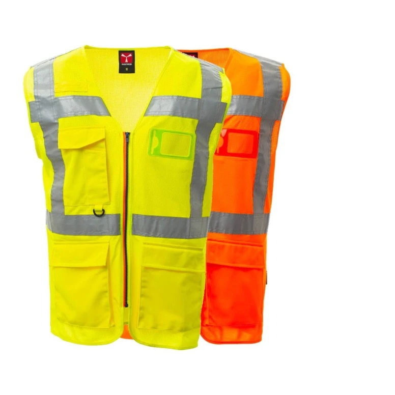 Arbeitsweste mit hoher Sichtbarkeit Multitaschen - Payper Extra Mesh