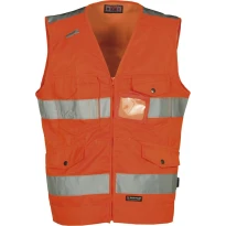Arbeitsweste Hochsichtbarkeit Multitasche Payper Master 2
