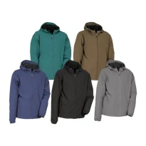 Arbeitsschutzjacke mit Kapuze, Stretch Softshell, Cofra Vannas mit Fleece-Innenfutter V546-0-02