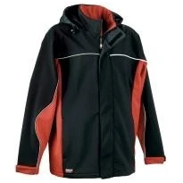 Arbeitsjacke mit Kapuze Softshell Stretch Multitaschen Cofra Norway V093-0-00