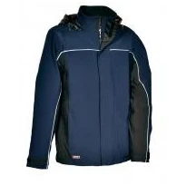 Arbeitsjacke mit Kapuze Softshell Stretch Multitaschen Cofra Norway V093-0-00