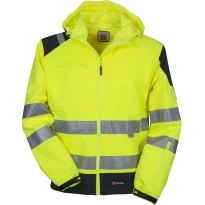 Zweifarbige Arbeitsjacke mit hoher Sichtbarkeit Multitasche Payper Shine 2.0 AY 7583