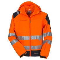 Zweifarbige Arbeitsjacke mit hoher Sichtbarkeit Multitasche Payper Shine 2.0 AY 7583
