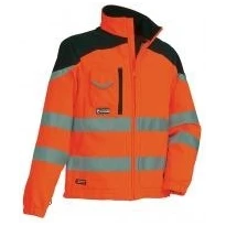 Arbeitsjacke Hochsichtbarkeit Softshell Multifunktion Cofra Nansen V038-0-00