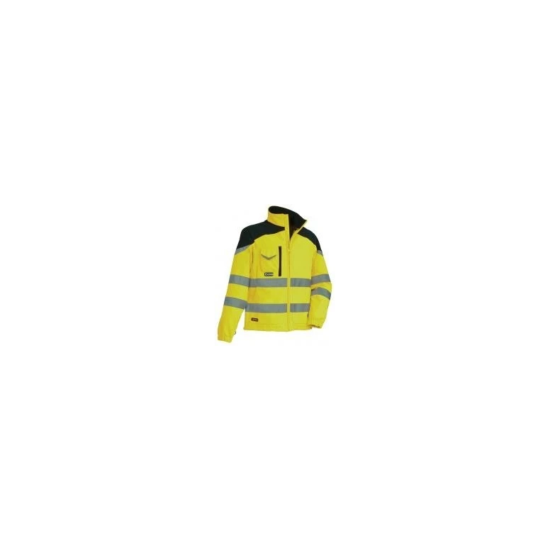 Arbeitsjacke Hochsichtbarkeit Softshell Multifunktion Cofra Nansen V038-0-00