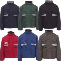 Multitaschen-Arbeitsjacke mit abnehmbaren Ärmeln und atmungsaktiven Einsätzen Tornado - Payper AY 7238