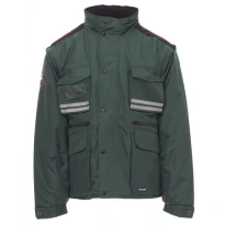 Multitaschen-Arbeitsjacke mit abnehmbaren Ärmeln und atmungsaktiven Einsätzen Tornado - Payper AY 7238