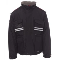 Multitaschen-Arbeitsjacke mit abnehmbaren Ärmeln und atmungsaktiven Einsätzen Tornado - Payper AY 7238