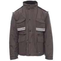 Multitaschen-Arbeitsjacke mit abnehmbaren Ärmeln und atmungsaktiven Einsätzen Tornado - Payper AY 7238