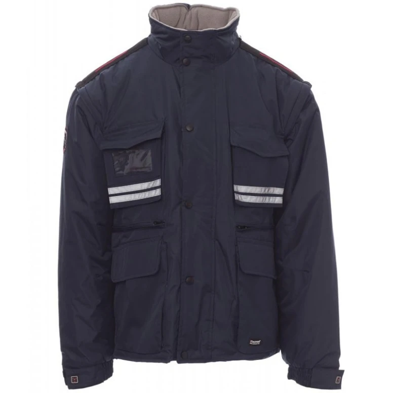 Multitaschen-Arbeitsjacke mit abnehmbaren Ärmeln und atmungsaktiven Einsätzen Tornado - Payper AY 7238