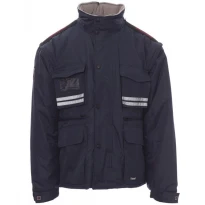 Multitaschen-Arbeitsjacke mit abnehmbaren Ärmeln und atmungsaktiven Einsätzen Tornado - Payper AY 7238