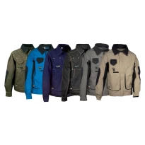Multitaschen-Arbeitsjacke Cofra Bruxelles 100% Baumwolle Canvas V050-0-00