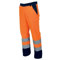 Arbeitsbundhose mit hoher Sichtbarkeit und vielen Taschen Payper Charter AY 7597
