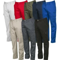 Multitaschen-Arbeitshose 100 % Baumwolle Twill Forest - Payper AY 7332