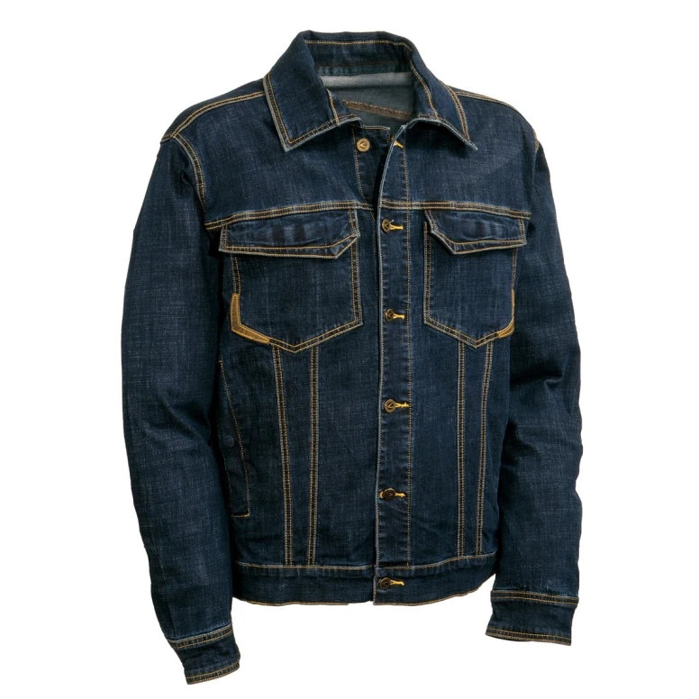 Arbeitsjeansjacke Stretch Elastisch Mehrtaschen Cofra Smirne V498-0-00