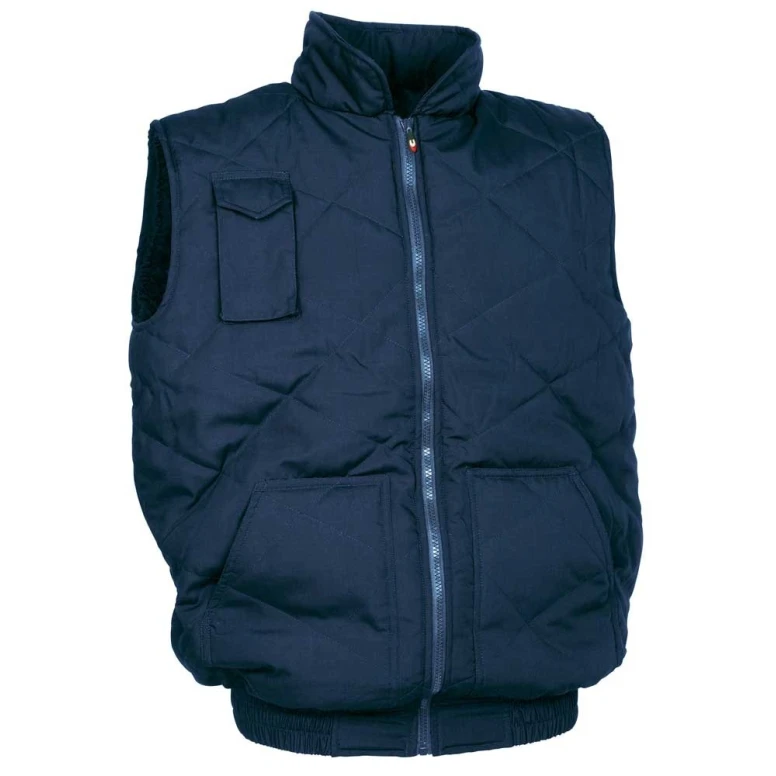 Weste für die Arbeit, gepolstert, mit mehreren Taschen, Cofra Aldan V380-0-02