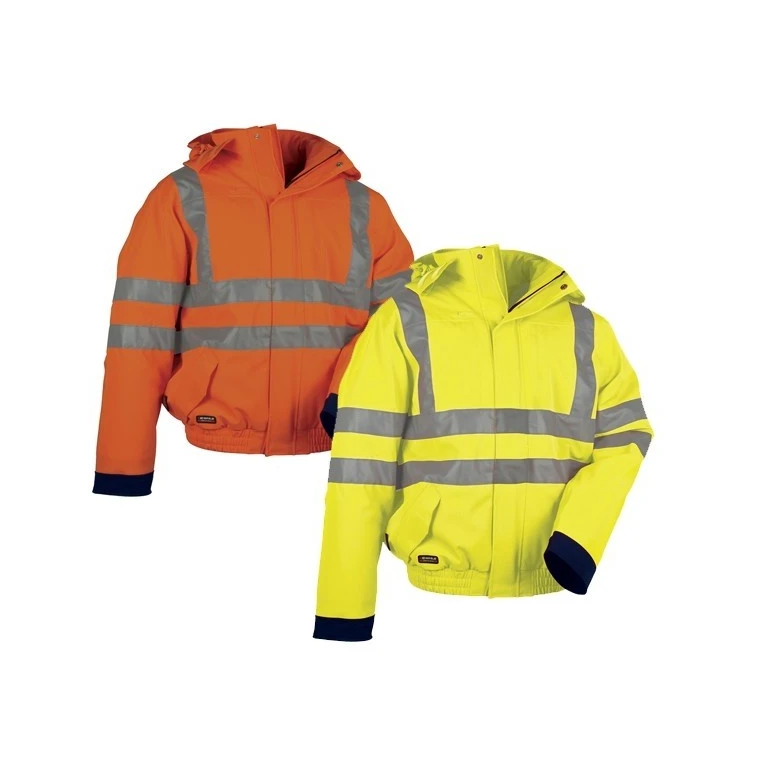 Hochsichtbare Arbeitsjacke Cofra Fluo V075-0-02