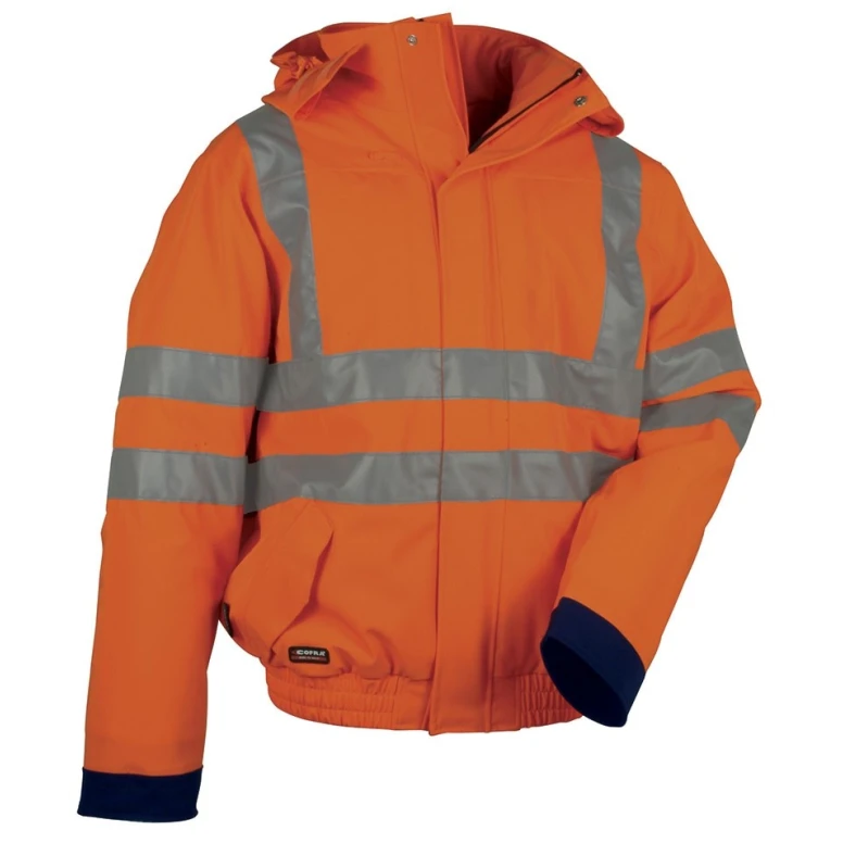 Hochsichtbare Arbeitsjacke Cofra Fluo V075-0-02